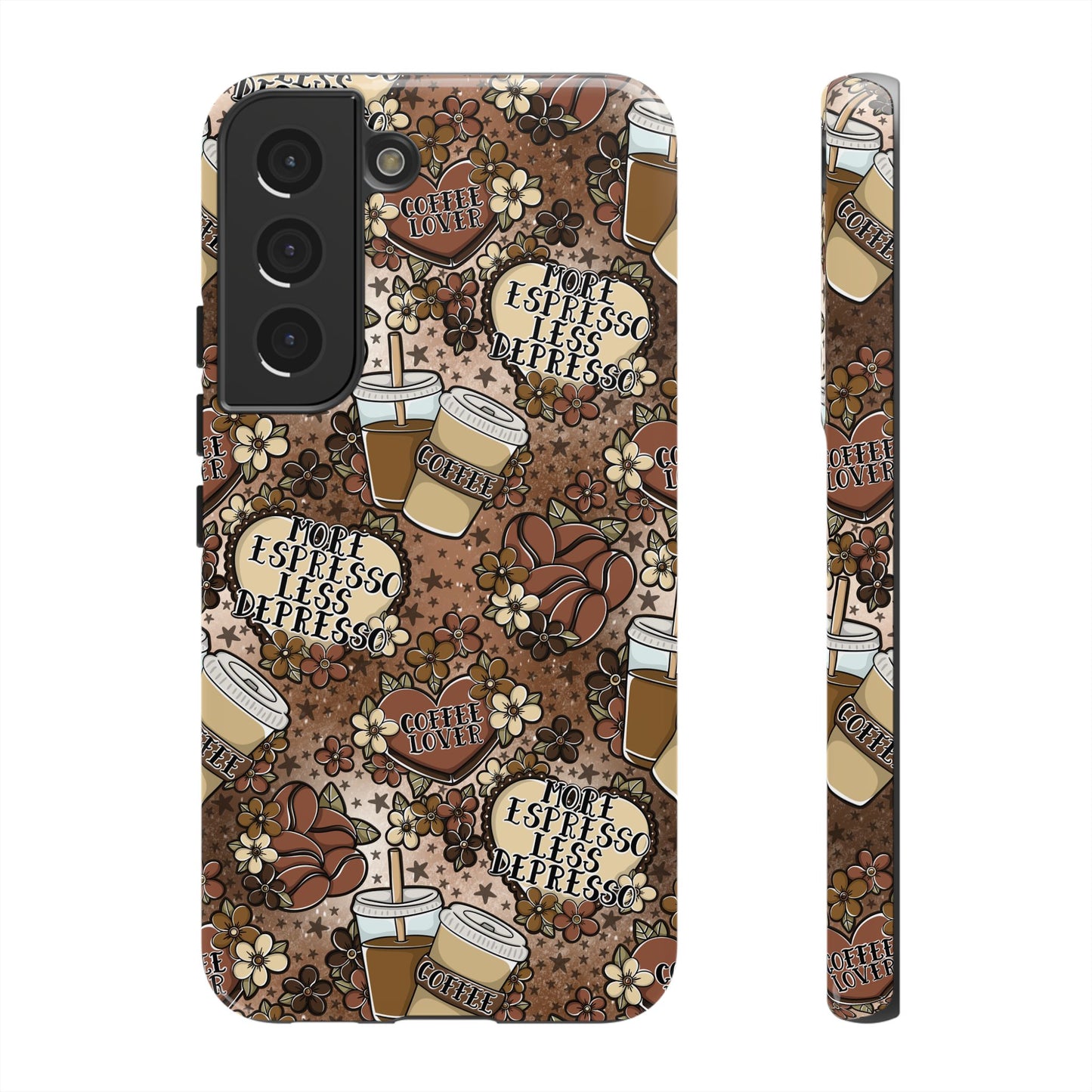Coffee Lover Tough Phone Case | Shockproof | Samsung Case | Google Case | Iced Coffee