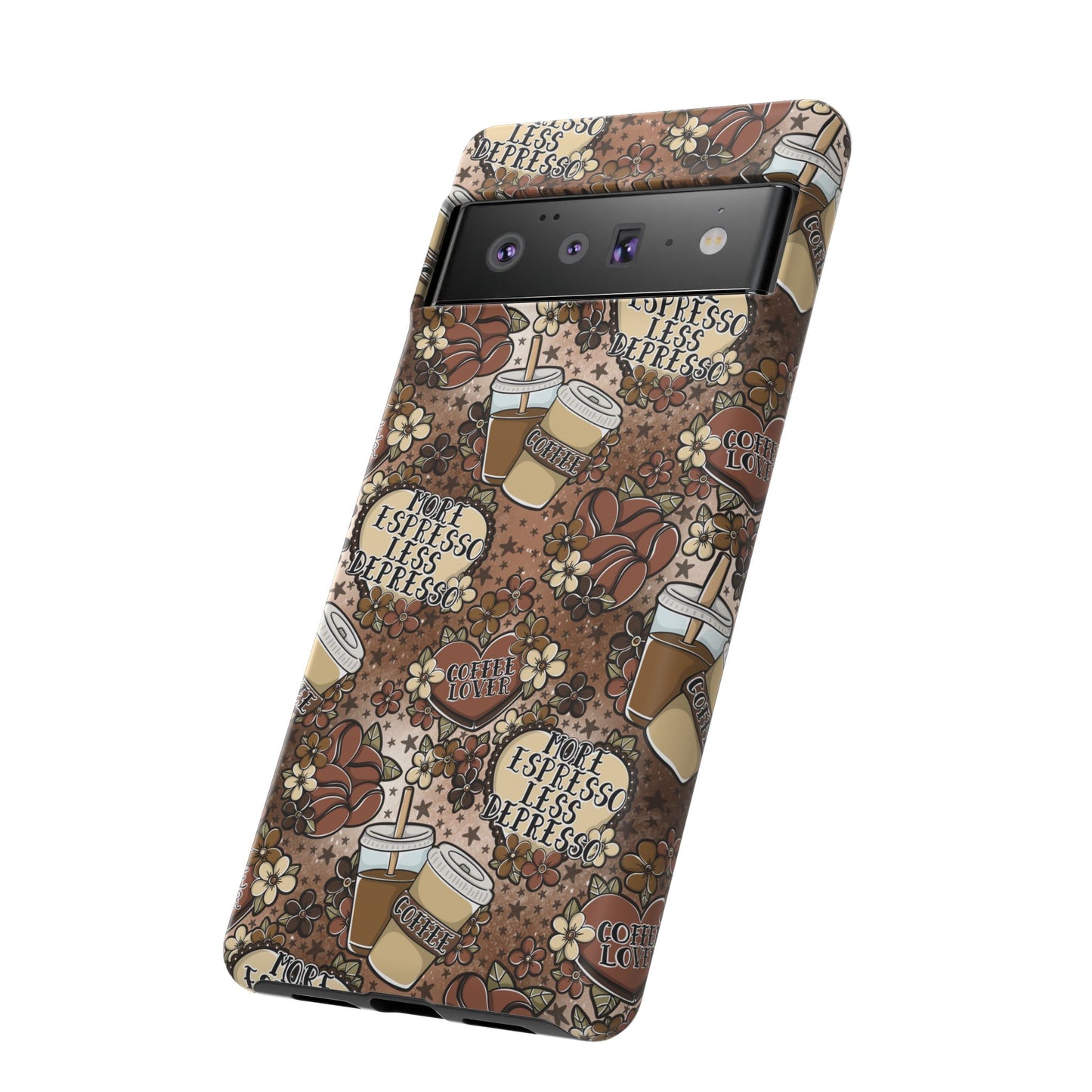 Coffee Lover Tough Phone Case | Shockproof | Samsung Case | Google Case | Iced Coffee