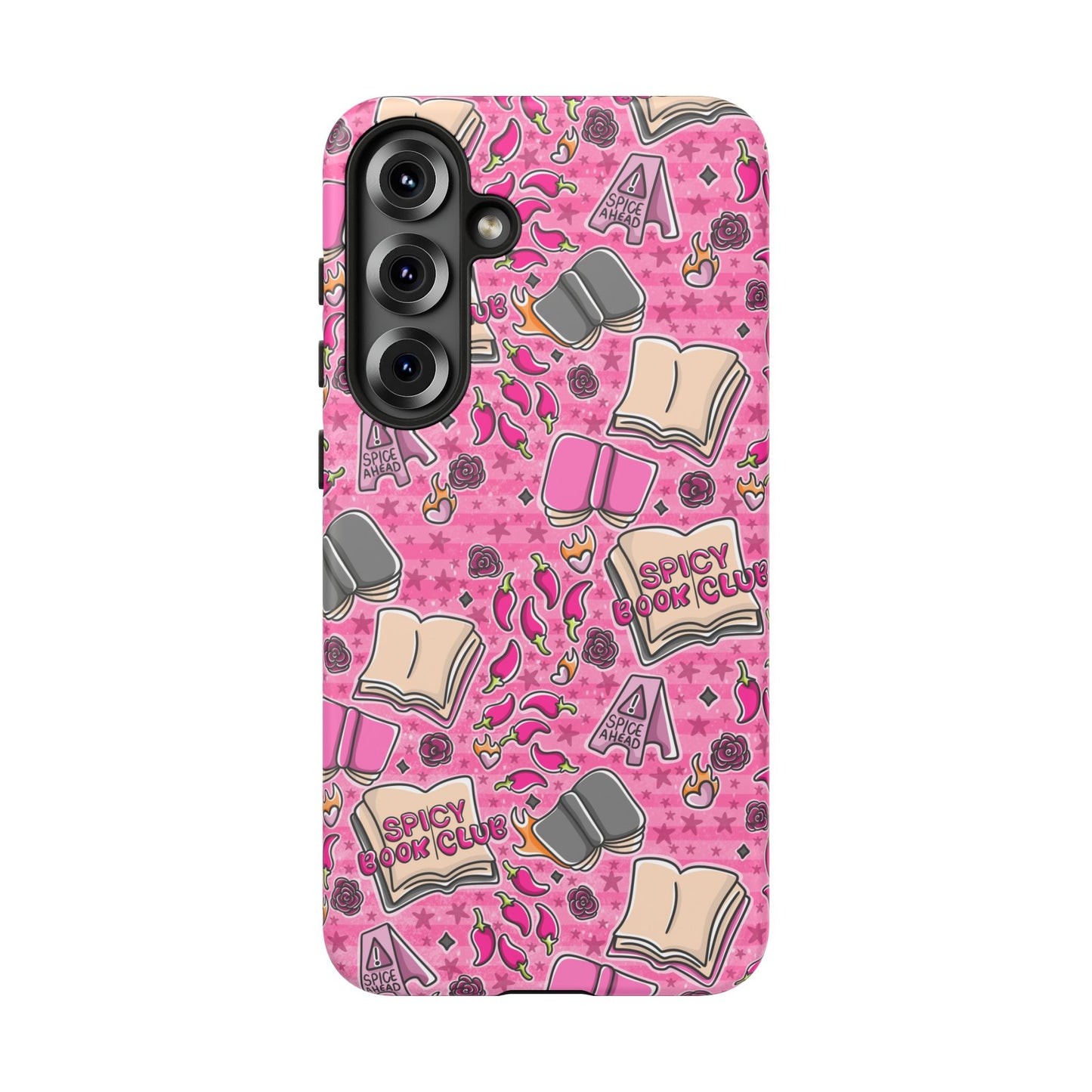 Spicy Book Club Tough Phone Case | Shockproof | Samsung Case | Google Case | Bookish