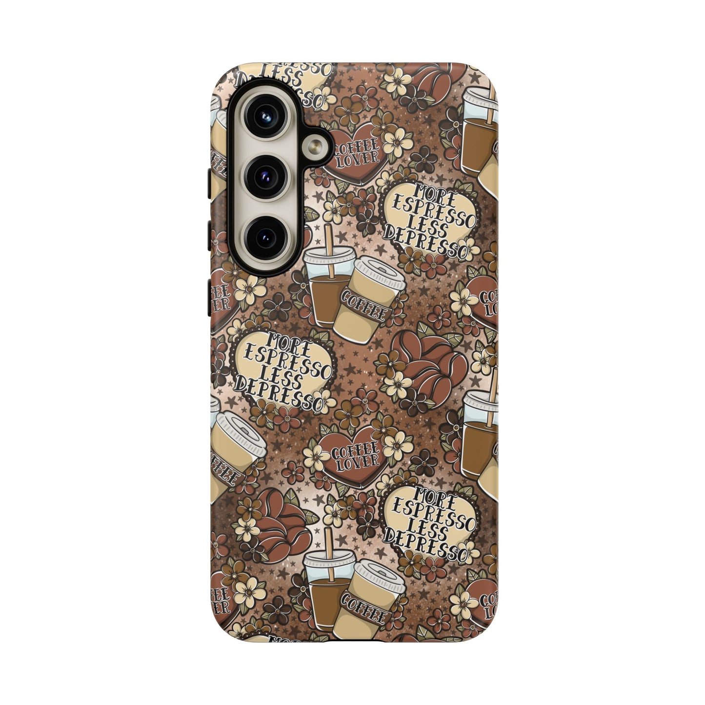 Coffee Lover Tough Phone Case | Shockproof | Samsung Case | Google Case | Iced Coffee
