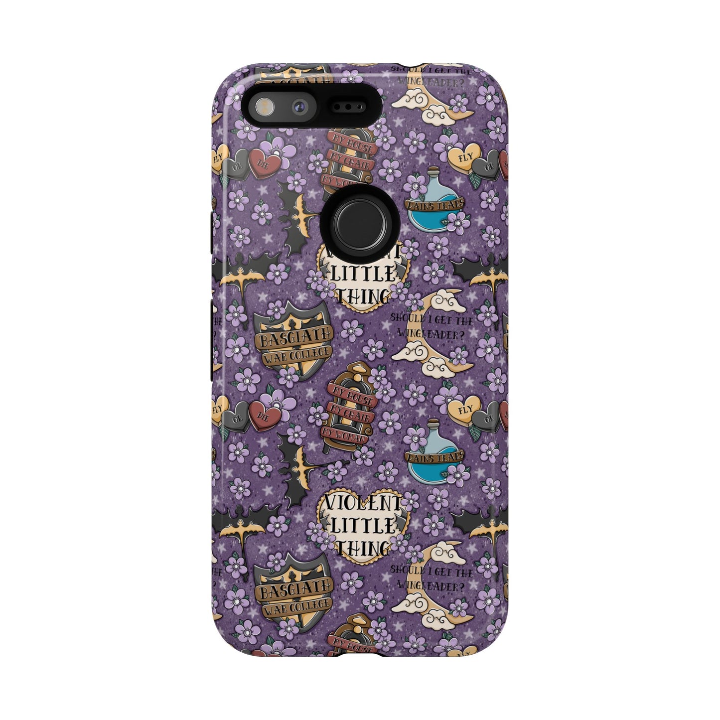 Violent Little Thing Tough Phone Case | Shockproof | Samsung Case | Google Case | Bookish
