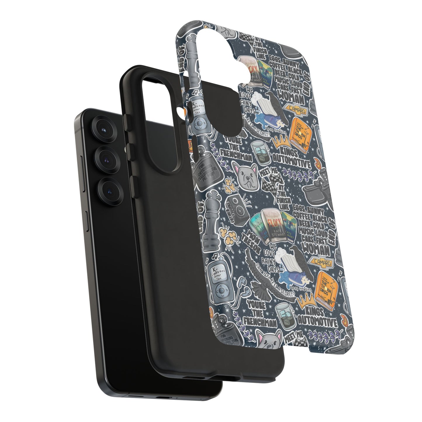 Triple Falls Tough Phone Case | Shockproof | Samsung Case | Google Case | Bookish