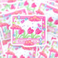 Tulip Dreams Clear Sticker