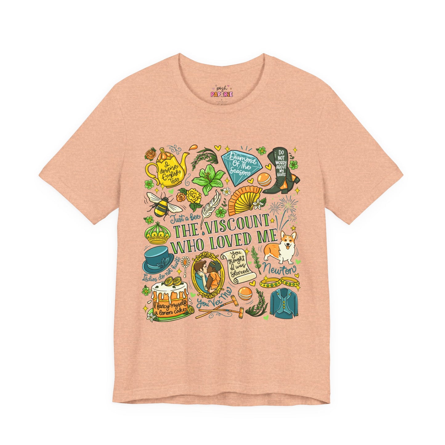 The Viscount Who Loved Me T-Shirt | Graphic Tee | Bookish Merch |