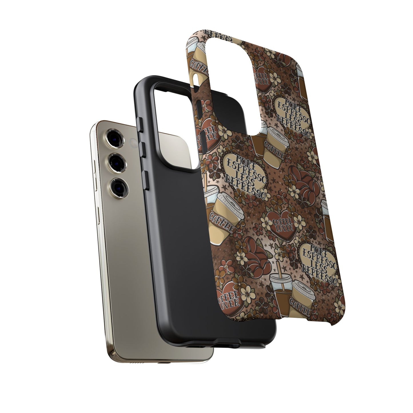 Coffee Lover Tough Phone Case | Shockproof | Samsung Case | Google Case | Iced Coffee