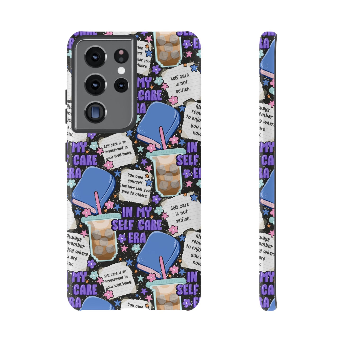 Self Care Tough Phone Case | Shockproof | Samsung Case | Google Case | Bookish