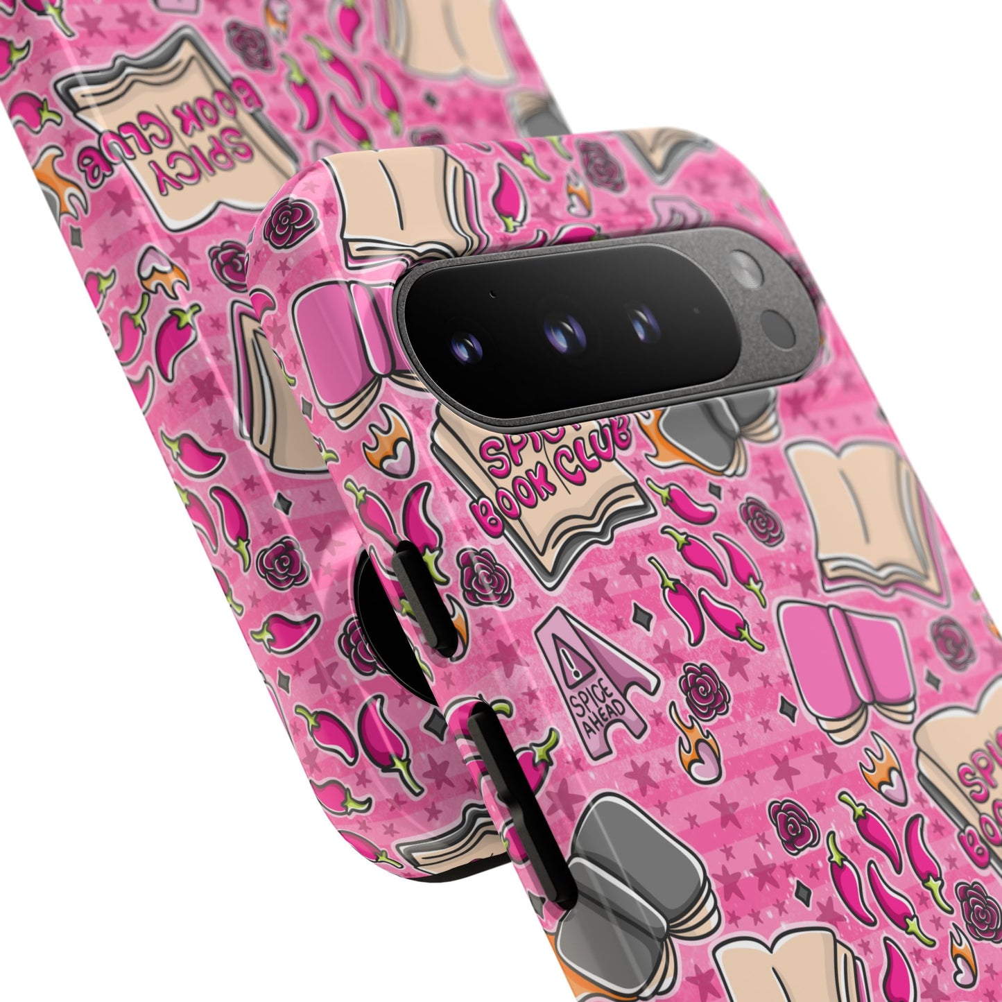 Spicy Book Club Tough Phone Case | Shockproof | Samsung Case | Google Case | Bookish