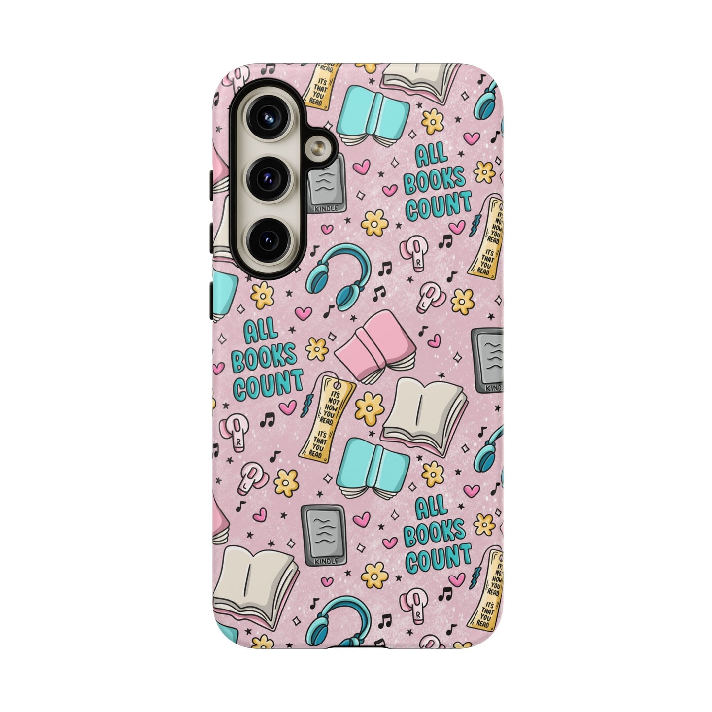 All Books Count Tough Phone Case | Shockproof | Samsung Case | Google Case | Bookish