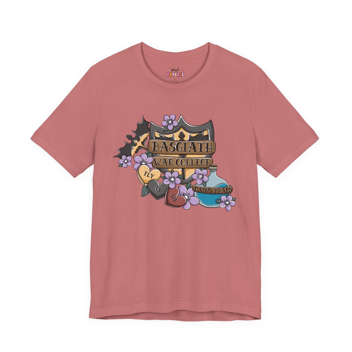 Basgiath War College Shirt | Graphic Tee | Bookish Merch |
