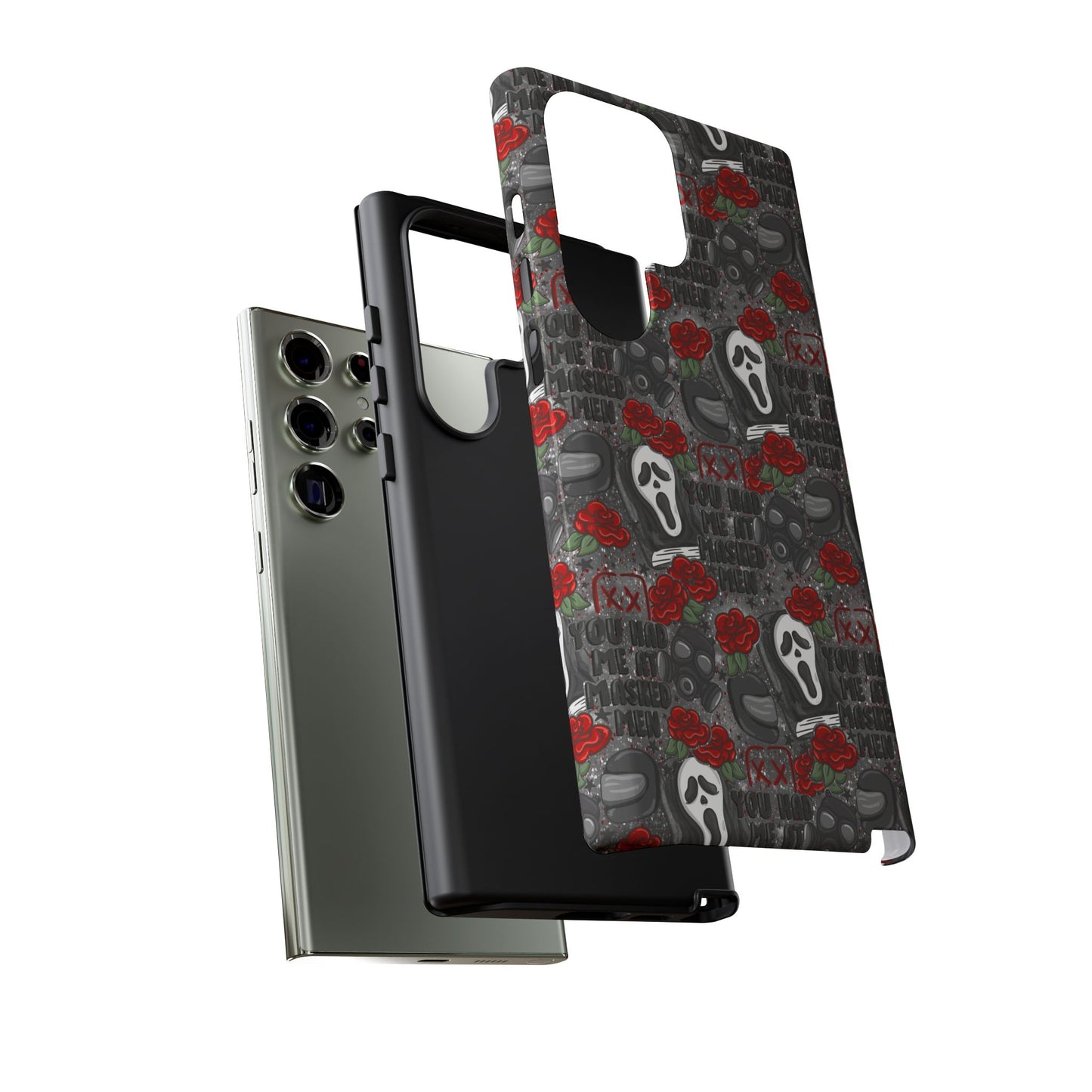 Masked Men Tough Phone Case | Shockproof | Samsung Case | Google Case | Bookish
