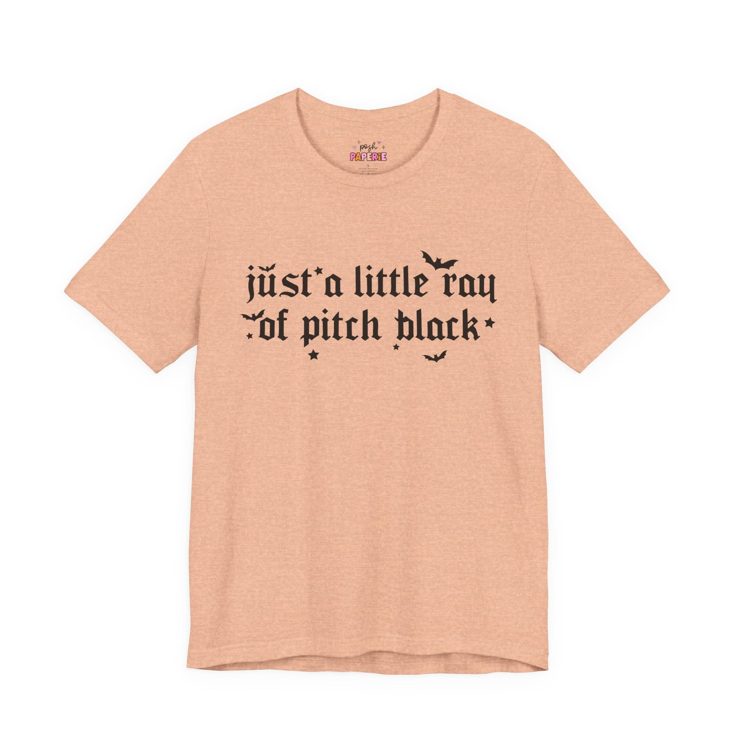 Just A Ray Of Pitch Black Shirt | Graphic Tee | Bookish Merch |