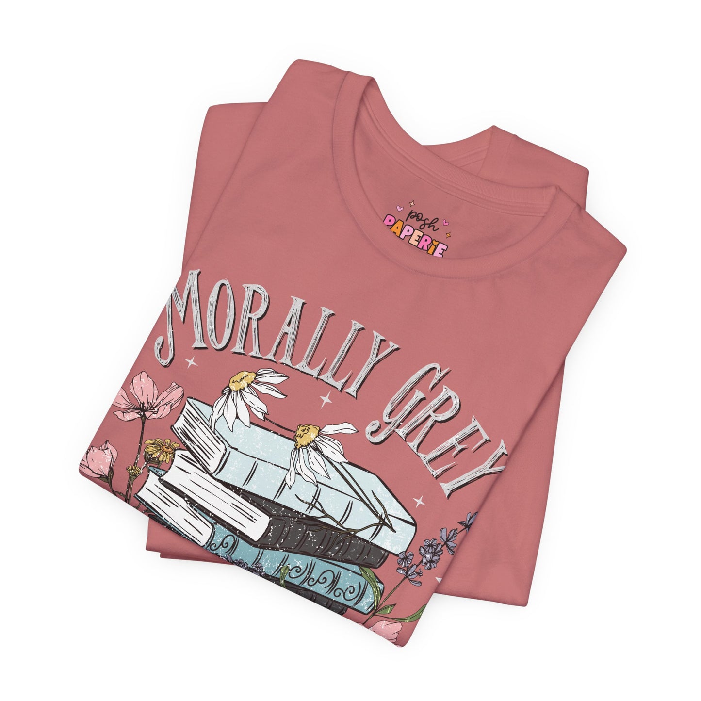 Morally Grey Book Club T-Shirt | Graphic Tee | Bookish Merch |