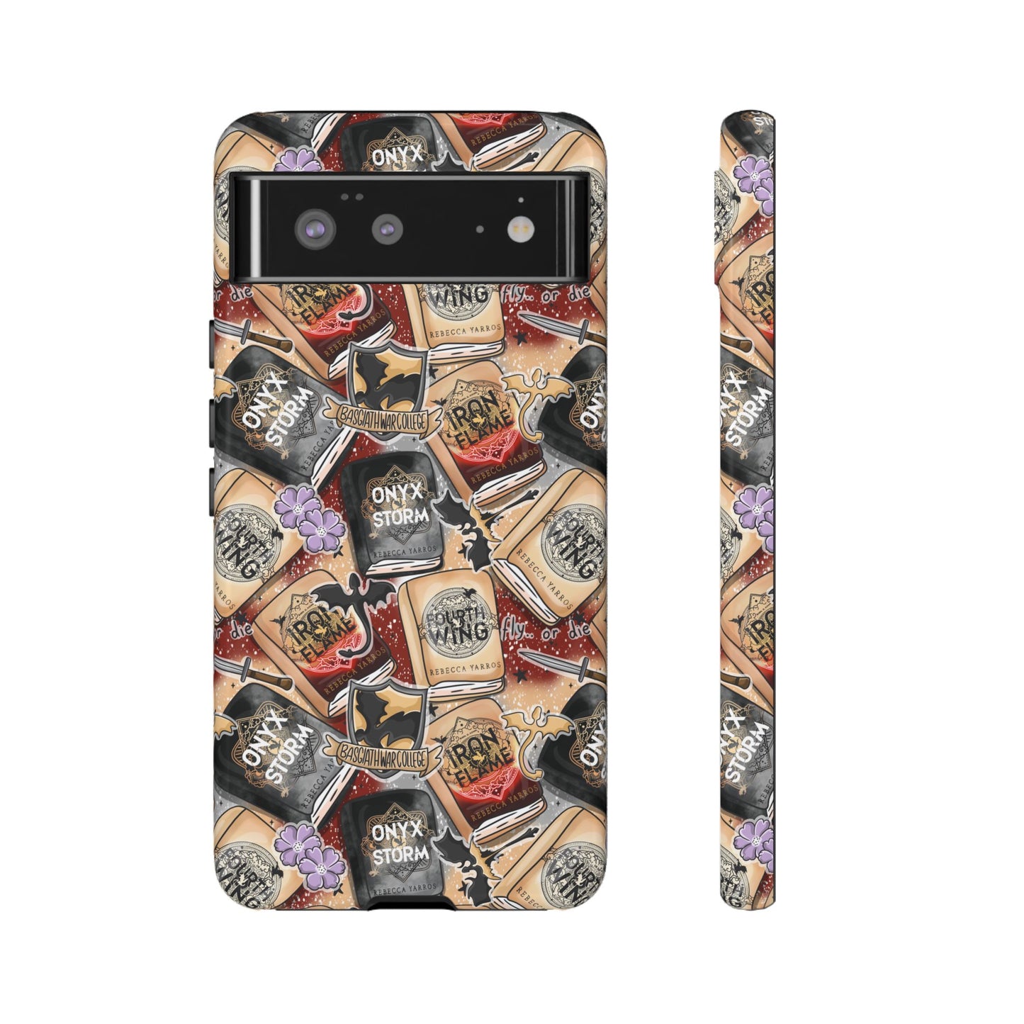Fourth Wing Tough Phone Case | Shockproof | Samsung Case | Google Case | Bookish