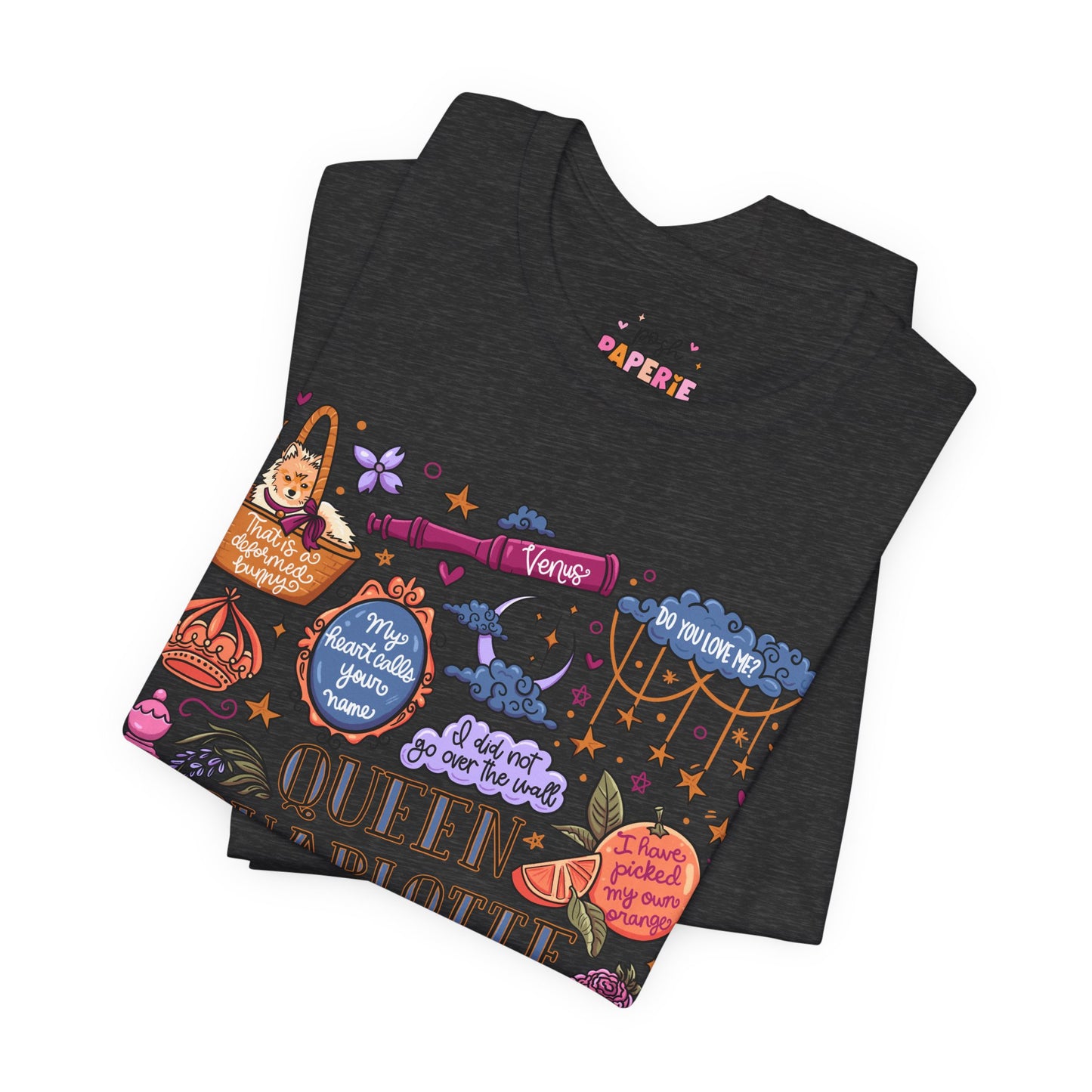 Queen Charlotte T-Shirt | Graphic Tee | Bookish Merch |