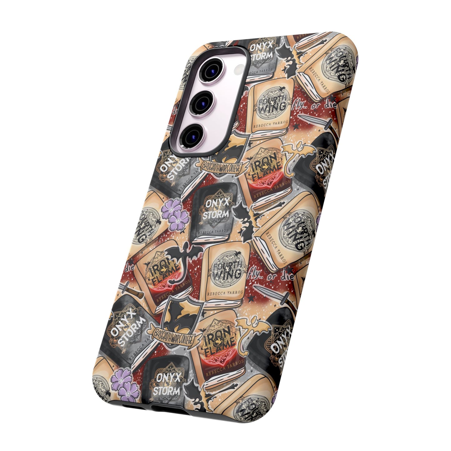 Fourth Wing Tough Phone Case | Shockproof | Samsung Case | Google Case | Bookish