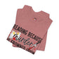 Reading Because Murder Is Frowned Upon Shirt | Graphic Tee | Bookish Merch |