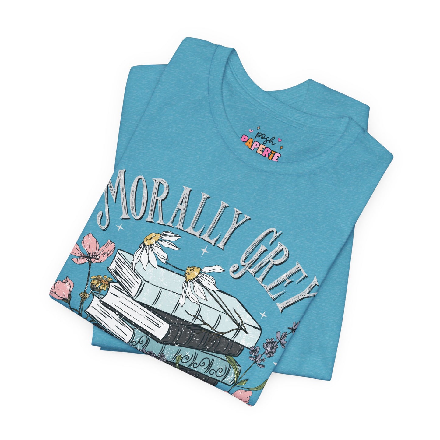 Morally Grey Book Club T-Shirt | Graphic Tee | Bookish Merch |