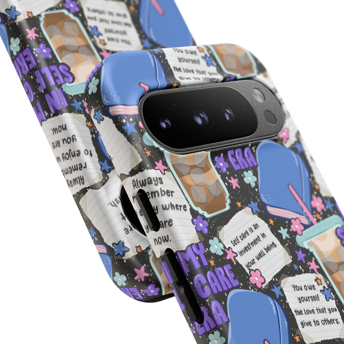 Self Care Tough Phone Case | Shockproof | Samsung Case | Google Case | Bookish
