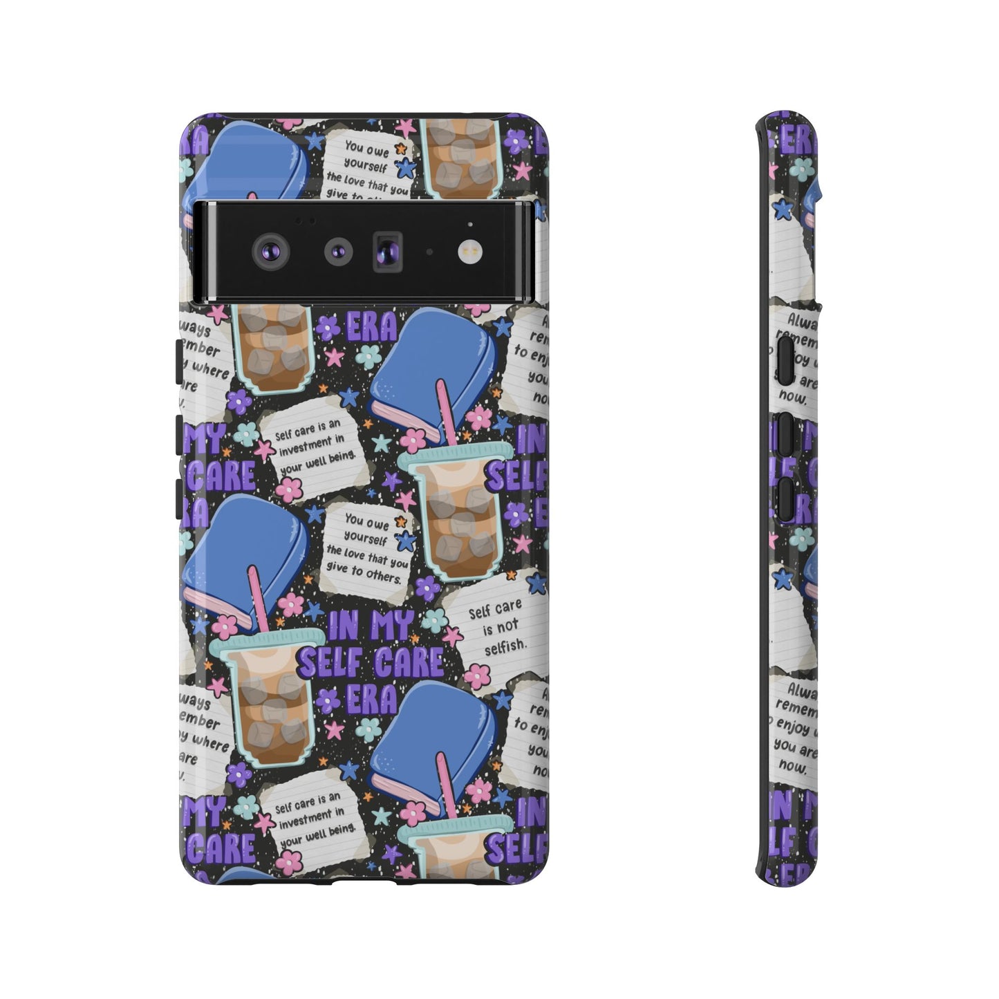 Self Care Tough Phone Case | Shockproof | Samsung Case | Google Case | Bookish