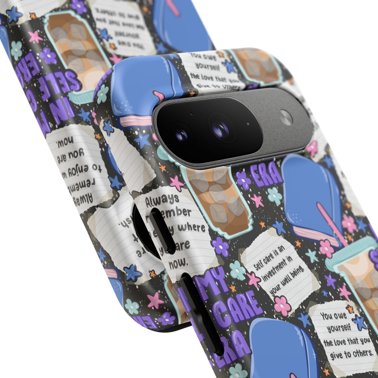 Self Care Tough Phone Case | Shockproof | Samsung Case | Google Case | Bookish