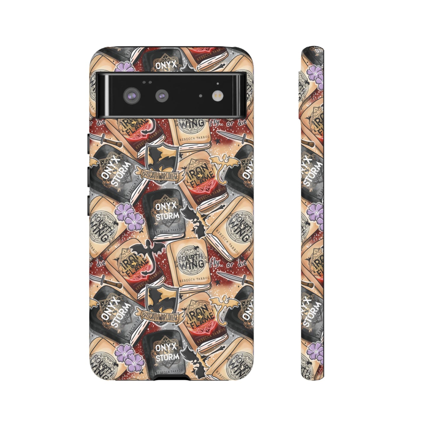Fourth Wing Tough Phone Case | Shockproof | Samsung Case | Google Case | Bookish