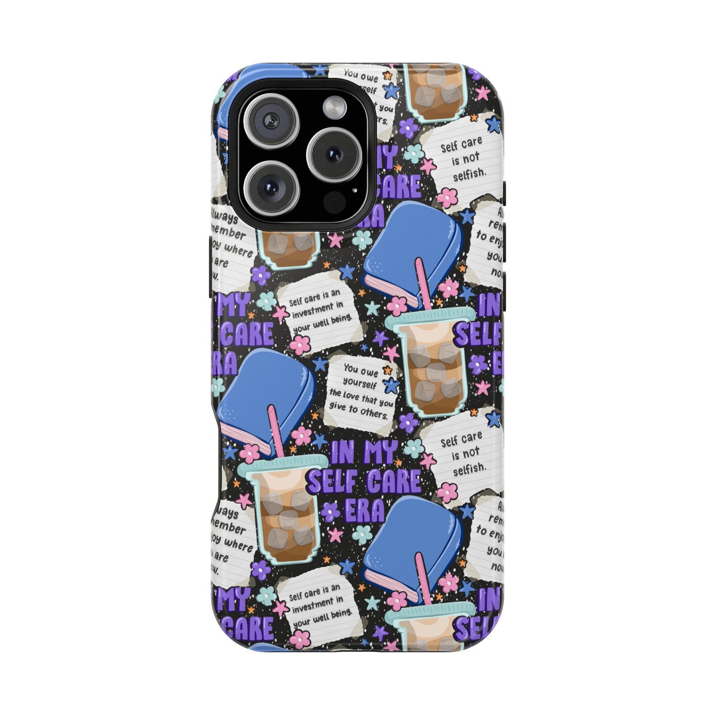 Self Care Era MagSafe Tough Phone Case | Shockproof | iPhone Case | Bookish Phone Case |
