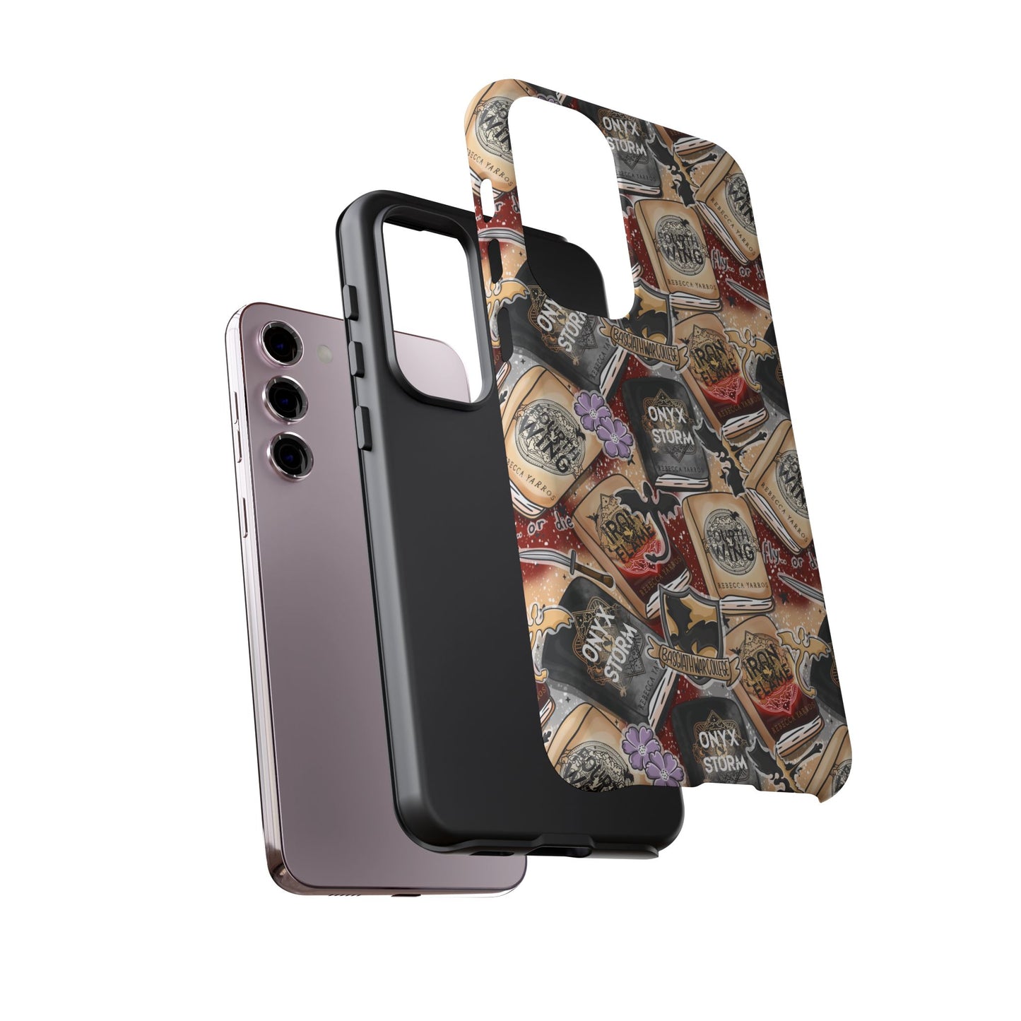 Fourth Wing Tough Phone Case | Shockproof | Samsung Case | Google Case | Bookish