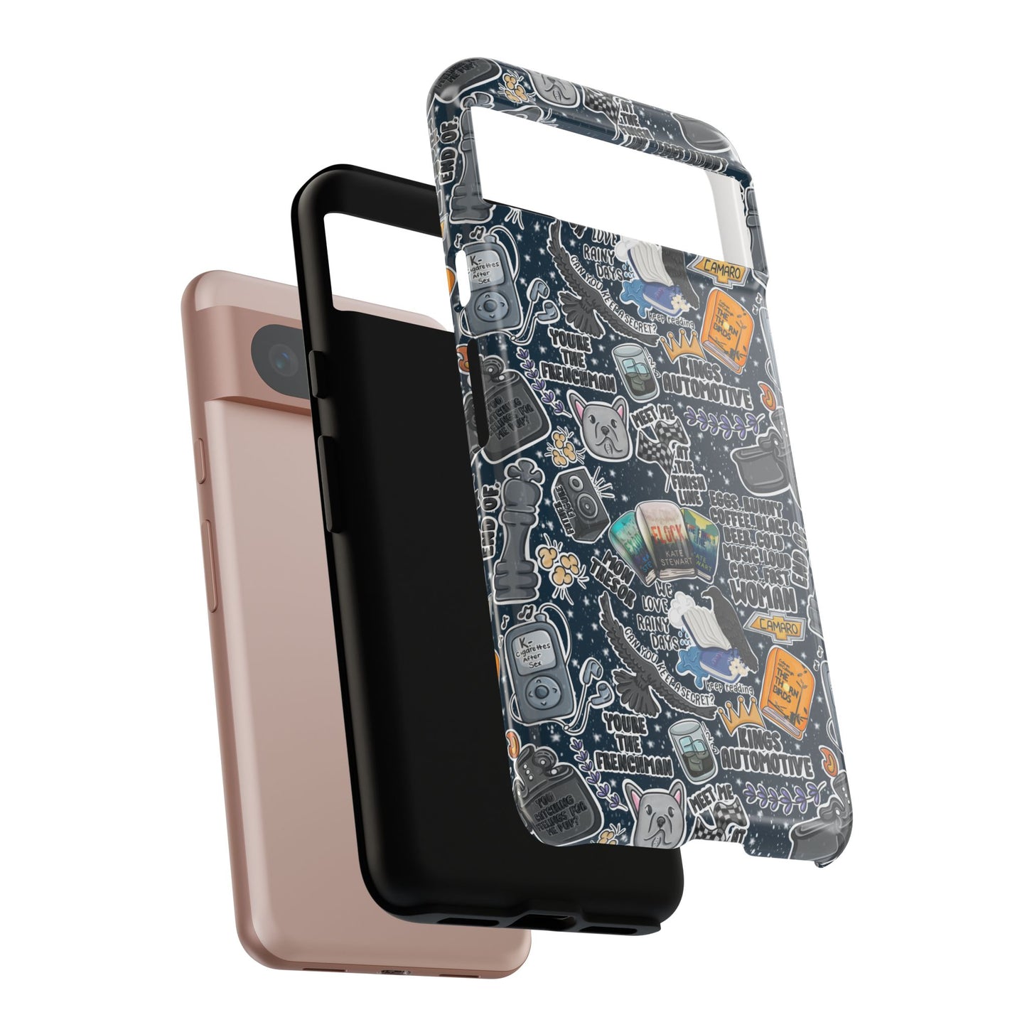 Triple Falls Tough Phone Case | Shockproof | Samsung Case | Google Case | Bookish