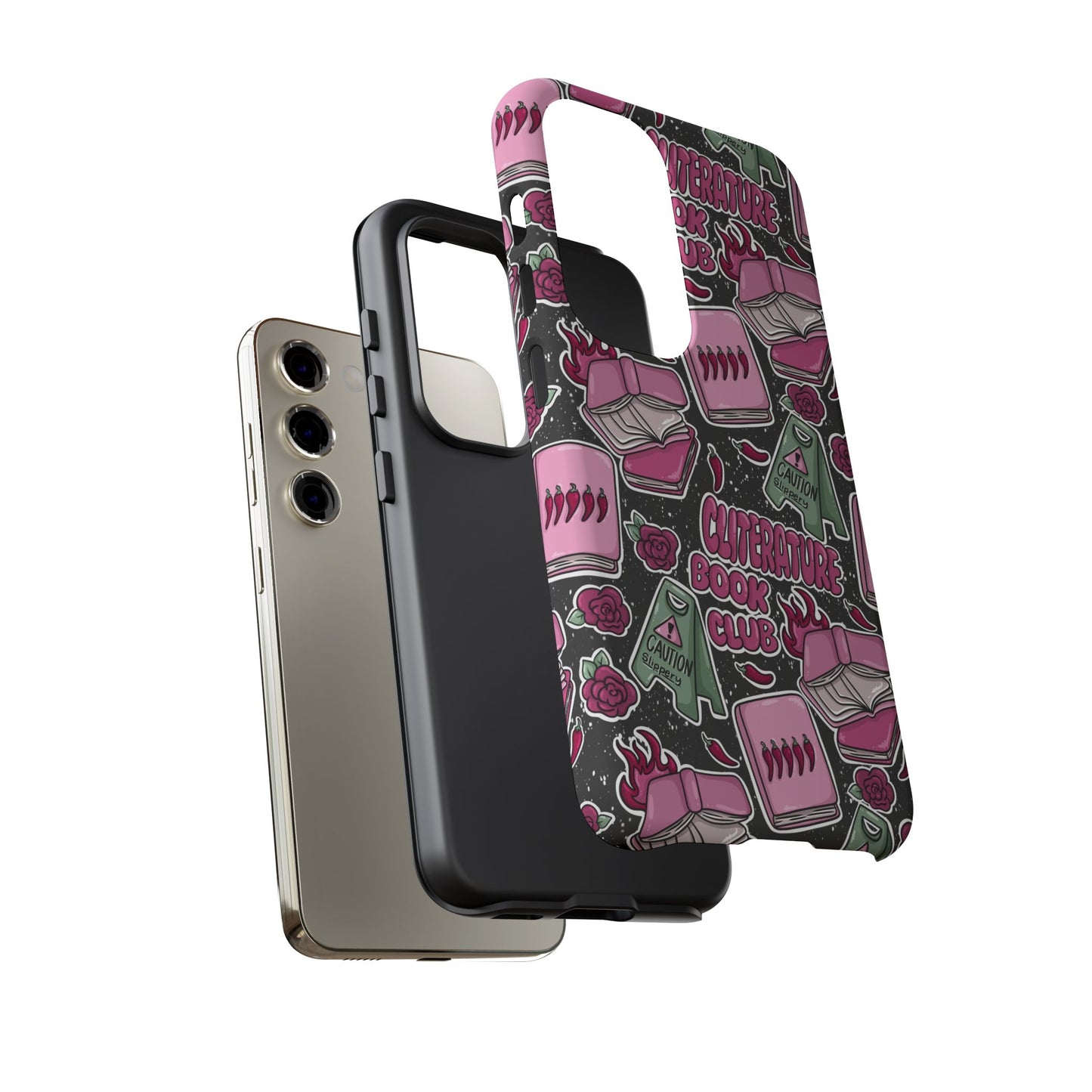 Cliterature Book Club Tough Phone Case | Shockproof | Samsung Case | Google Case | Bookish