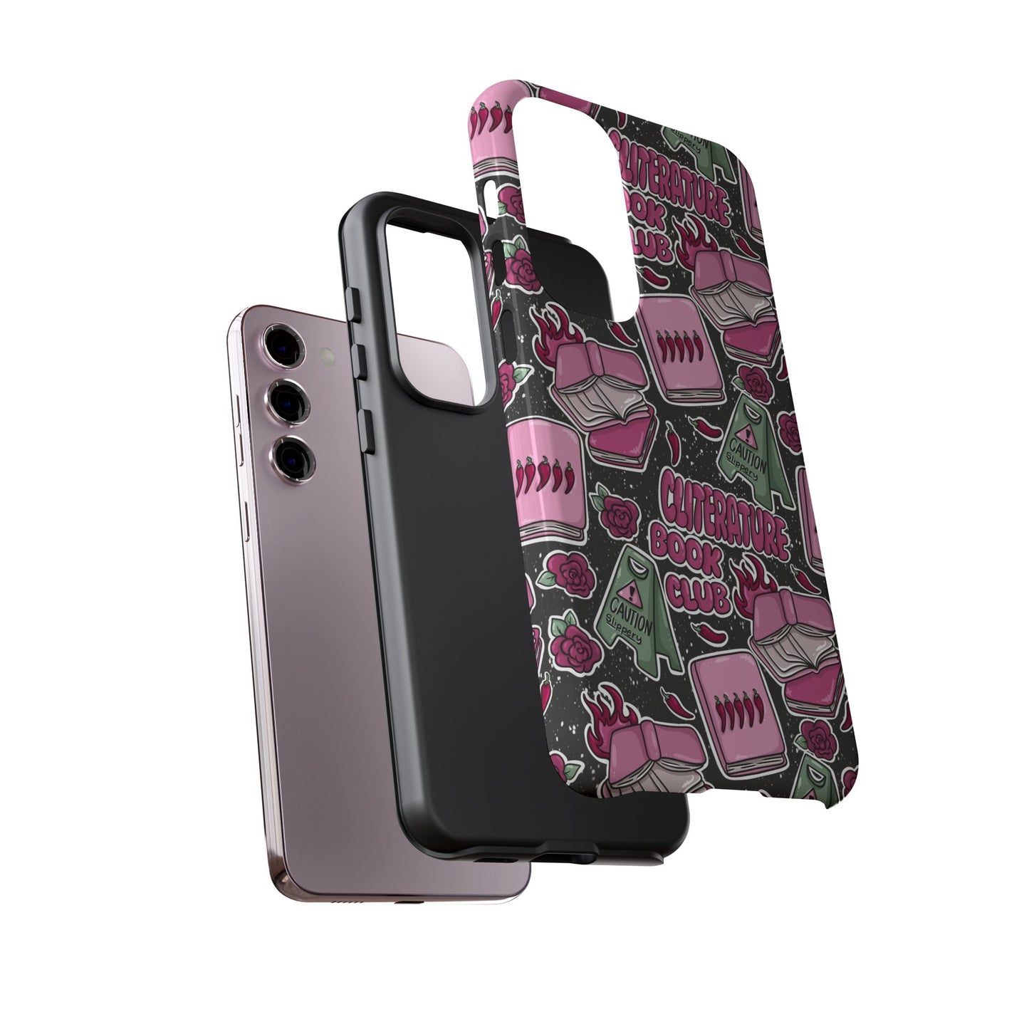 Cliterature Book Club Tough Phone Case | Shockproof | Samsung Case | Google Case | Bookish