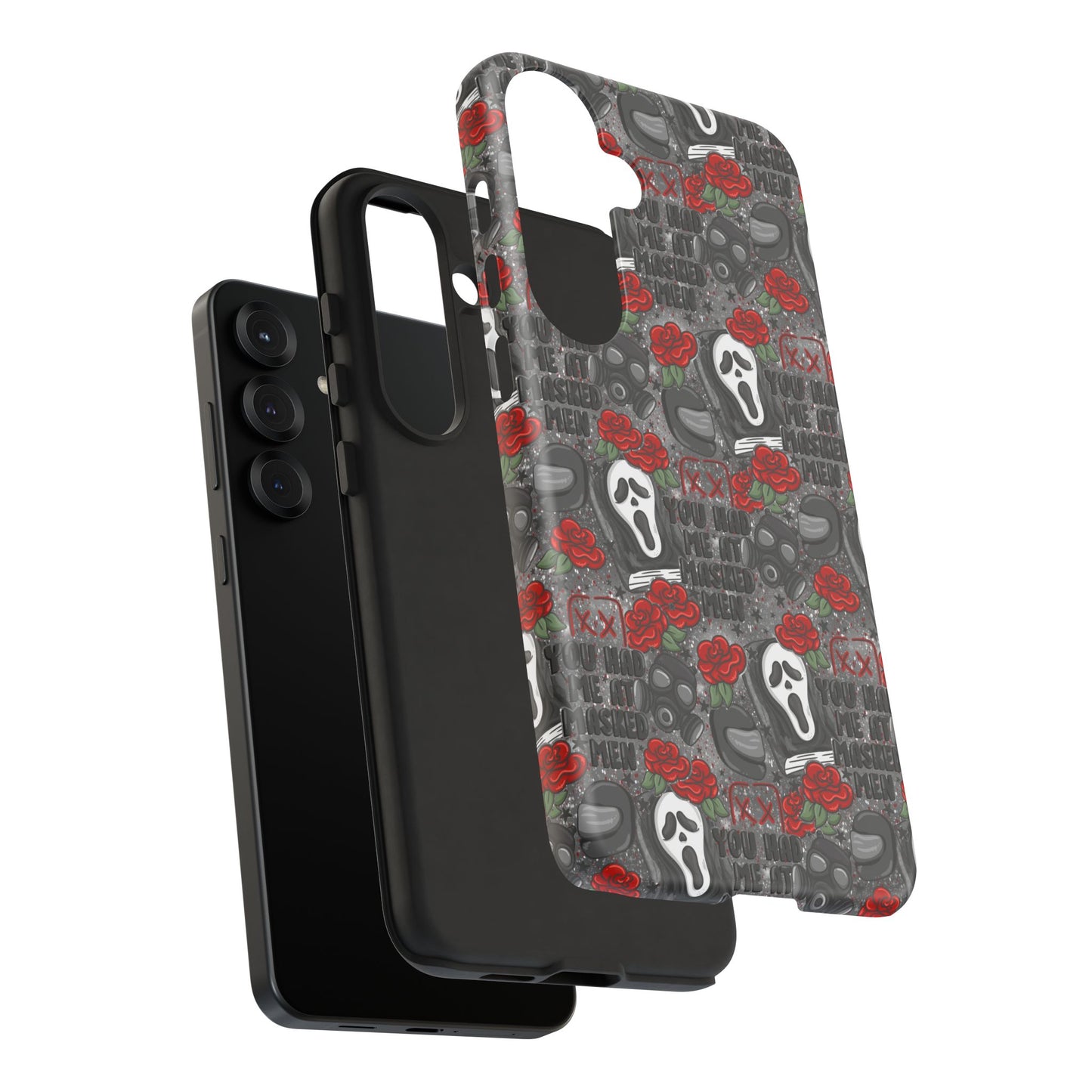 Masked Men Tough Phone Case | Shockproof | Samsung Case | Google Case | Bookish