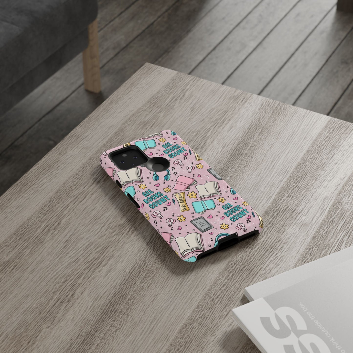 All Books Count Tough Phone Case | Shockproof | Samsung Case | Google Case | Bookish