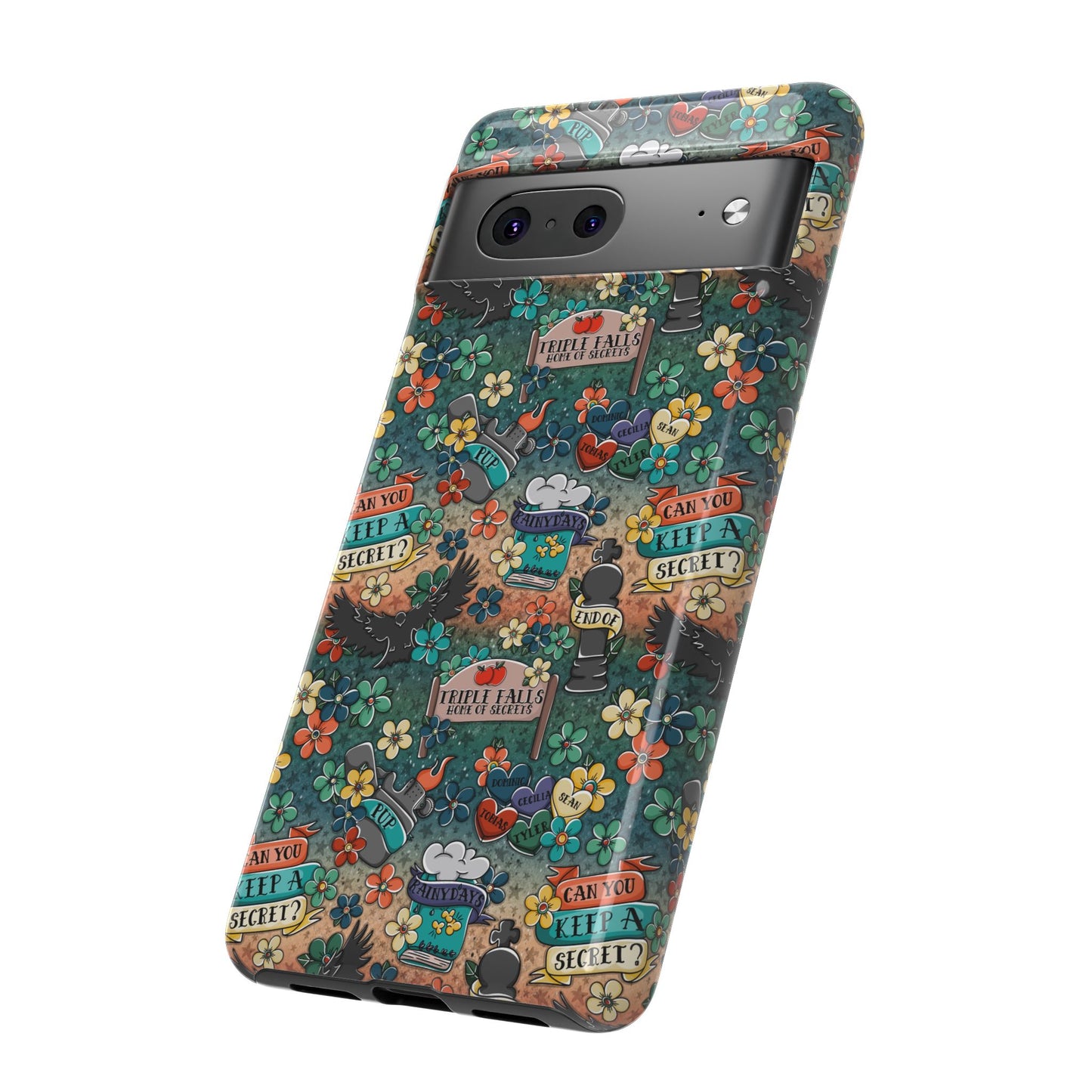 Triple Falls Tough Phone Case | Shockproof | Samsung Case | Google Case | Bookish