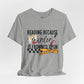 Reading Because Murder Is Frowned Upon Shirt | Graphic Tee | Bookish Merch |