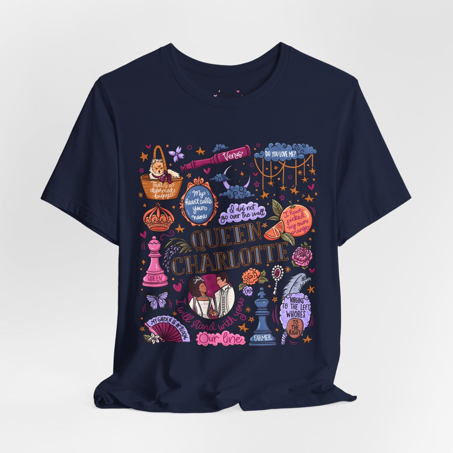 Queen Charlotte T-Shirt | Graphic Tee | Bookish Merch |