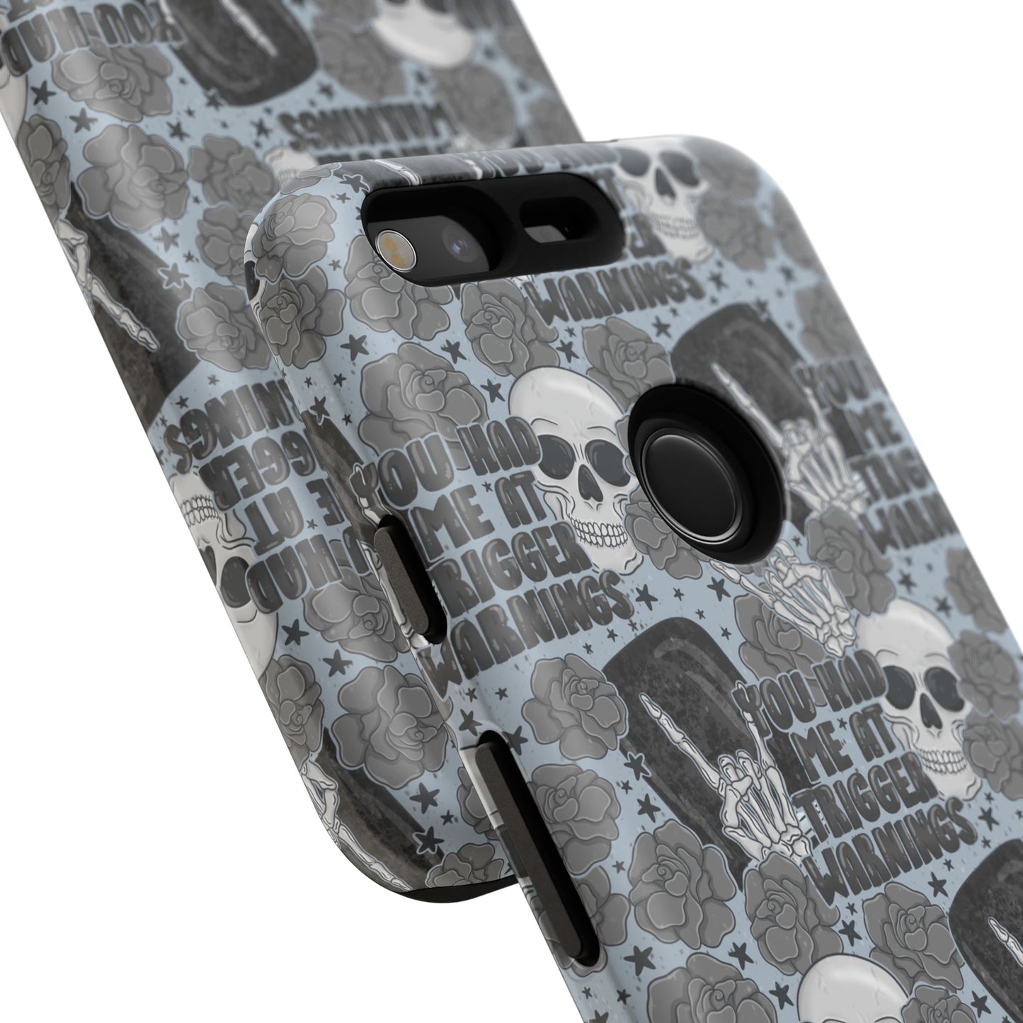 Trigger Warning Tough Phone Case | Shockproof | Samsung Case | Google Case | Bookish