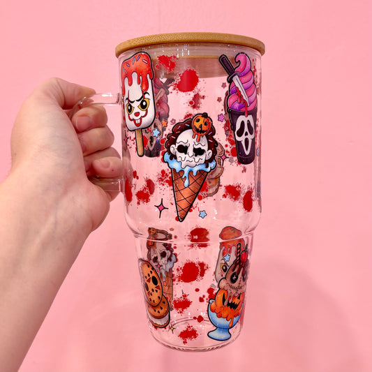 Killers Ice Cream 32oz Glass Tumbler