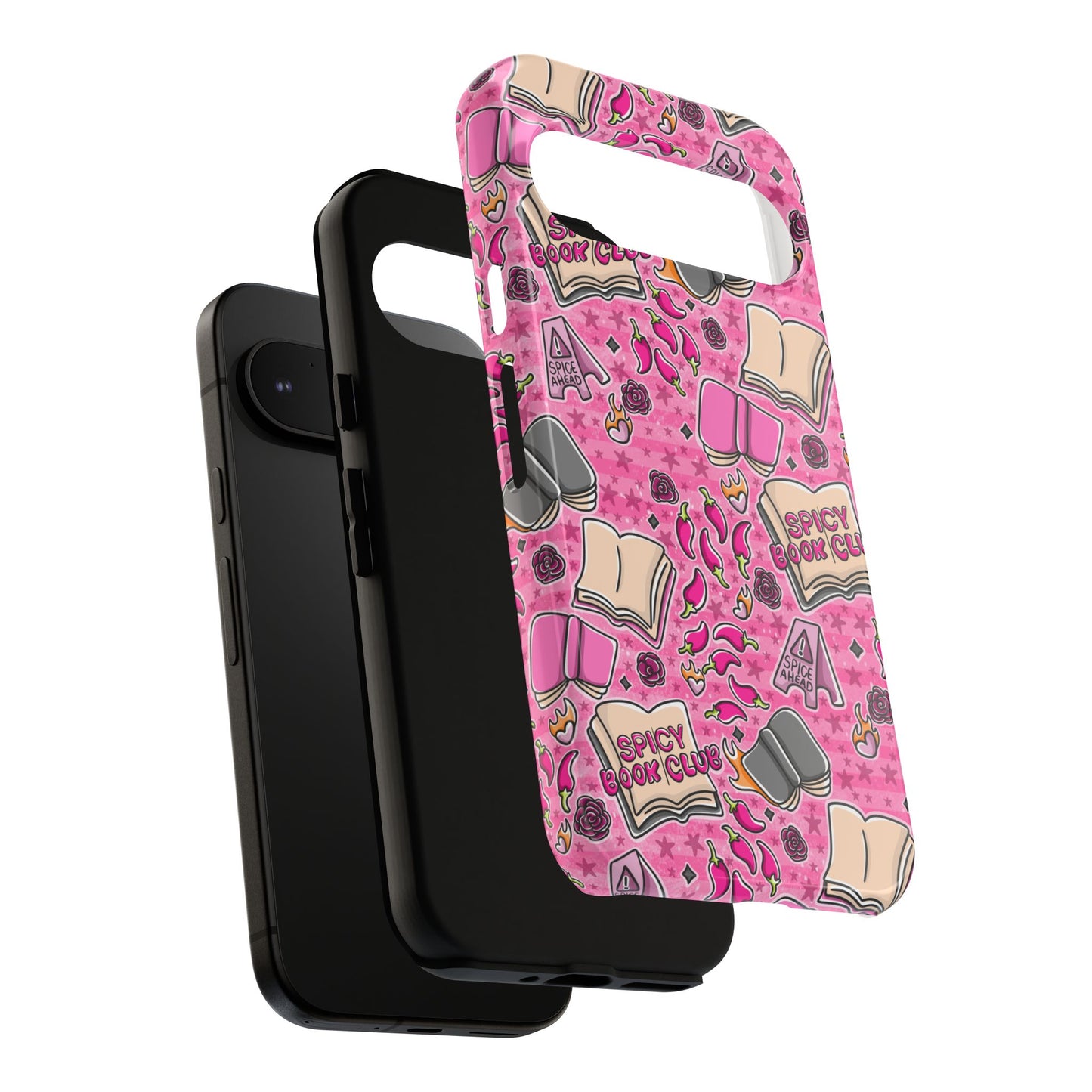 Spicy Book Club Tough Phone Case | Shockproof | Samsung Case | Google Case | Bookish