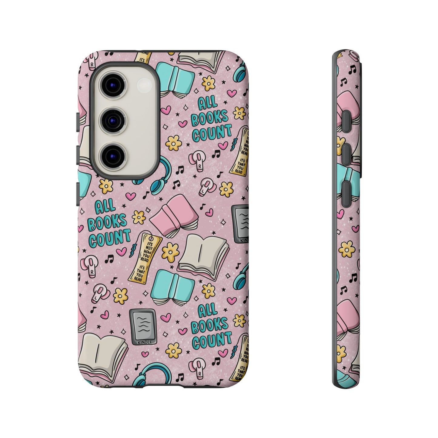 All Books Count Tough Phone Case | Shockproof | Samsung Case | Google Case | Bookish