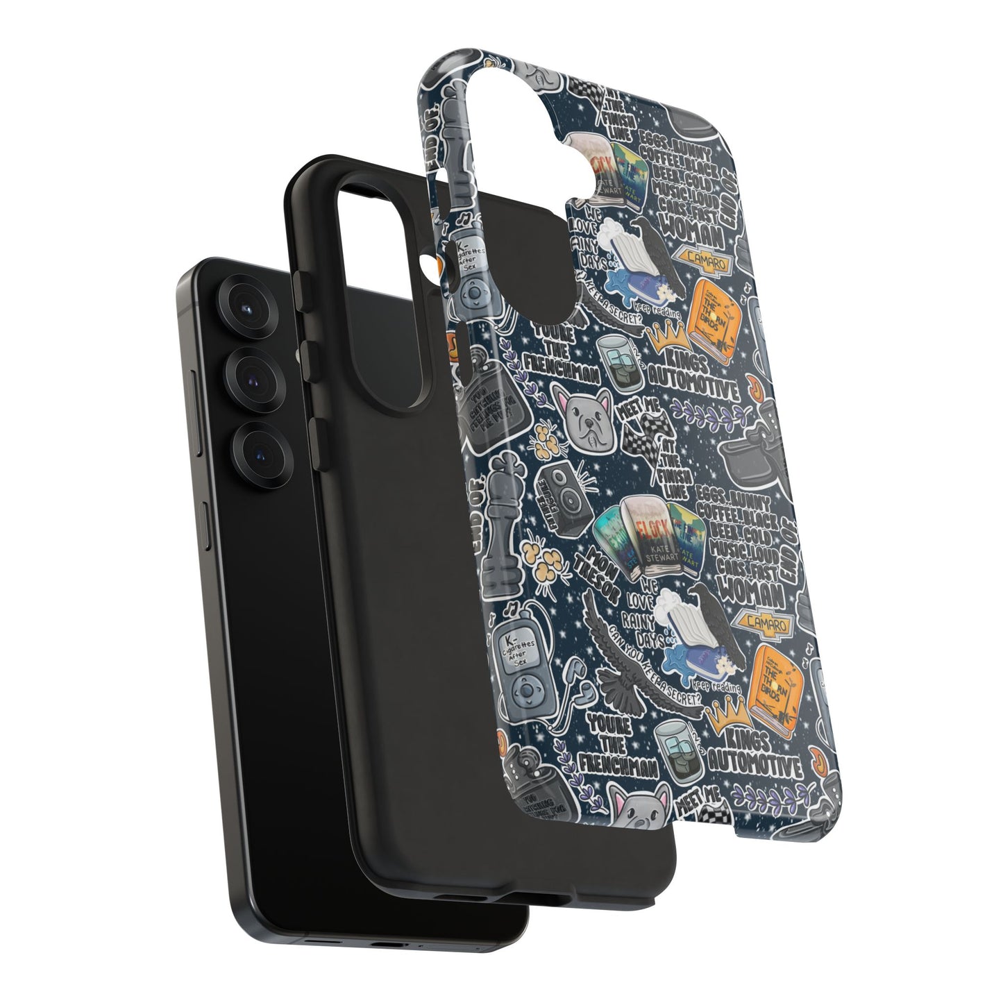Triple Falls Tough Phone Case | Shockproof | Samsung Case | Google Case | Bookish