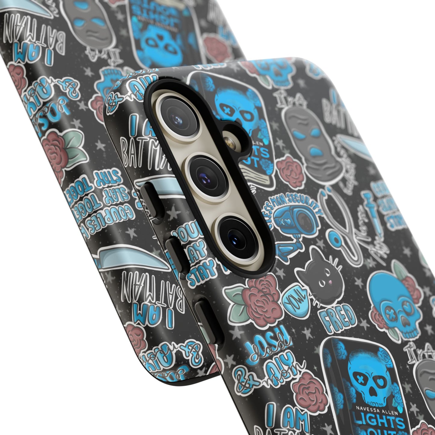 Lights Out Tough Phone Case | Shockproof | Samsung Case | Google Case | Bookish