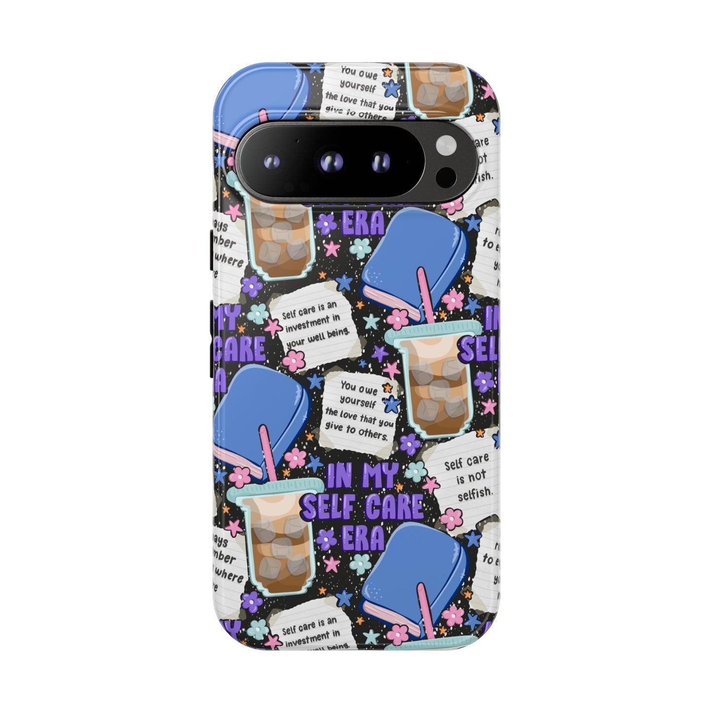 Self Care Tough Phone Case | Shockproof | Samsung Case | Google Case | Bookish