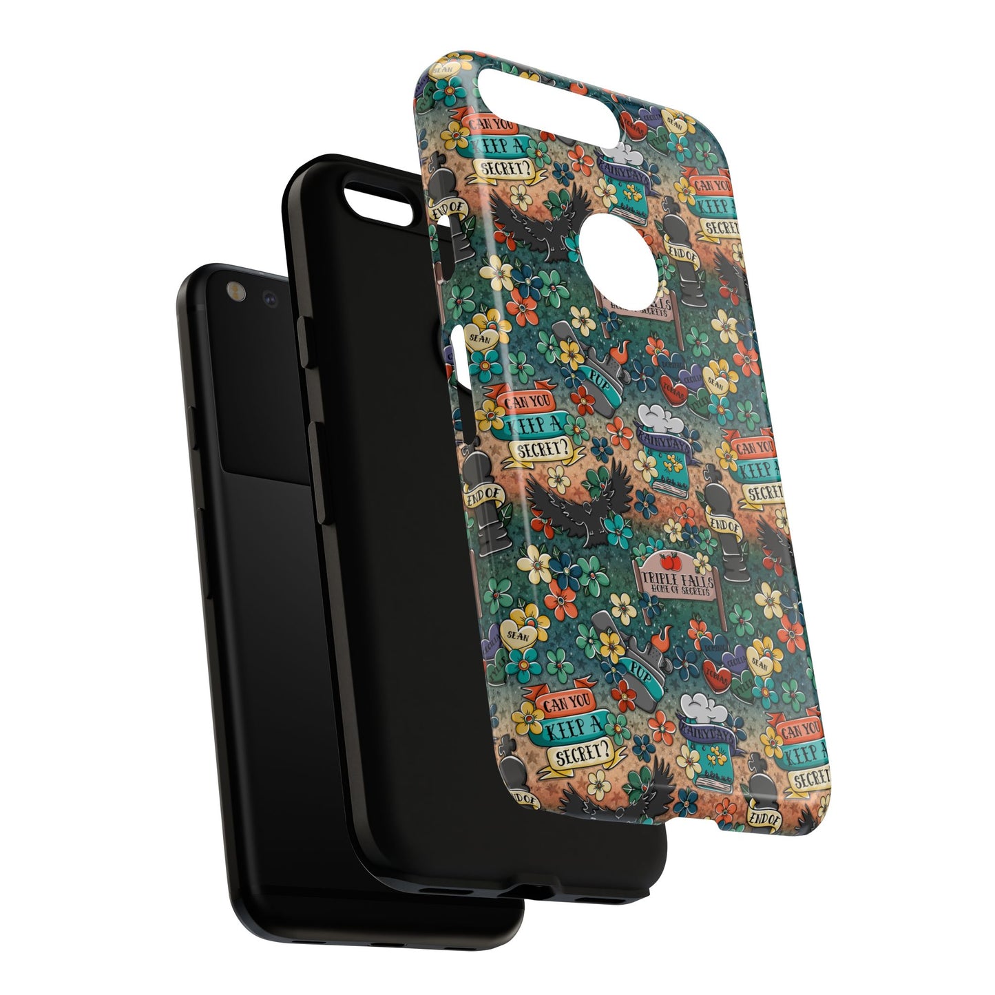Triple Falls Tough Phone Case | Shockproof | Samsung Case | Google Case | Bookish