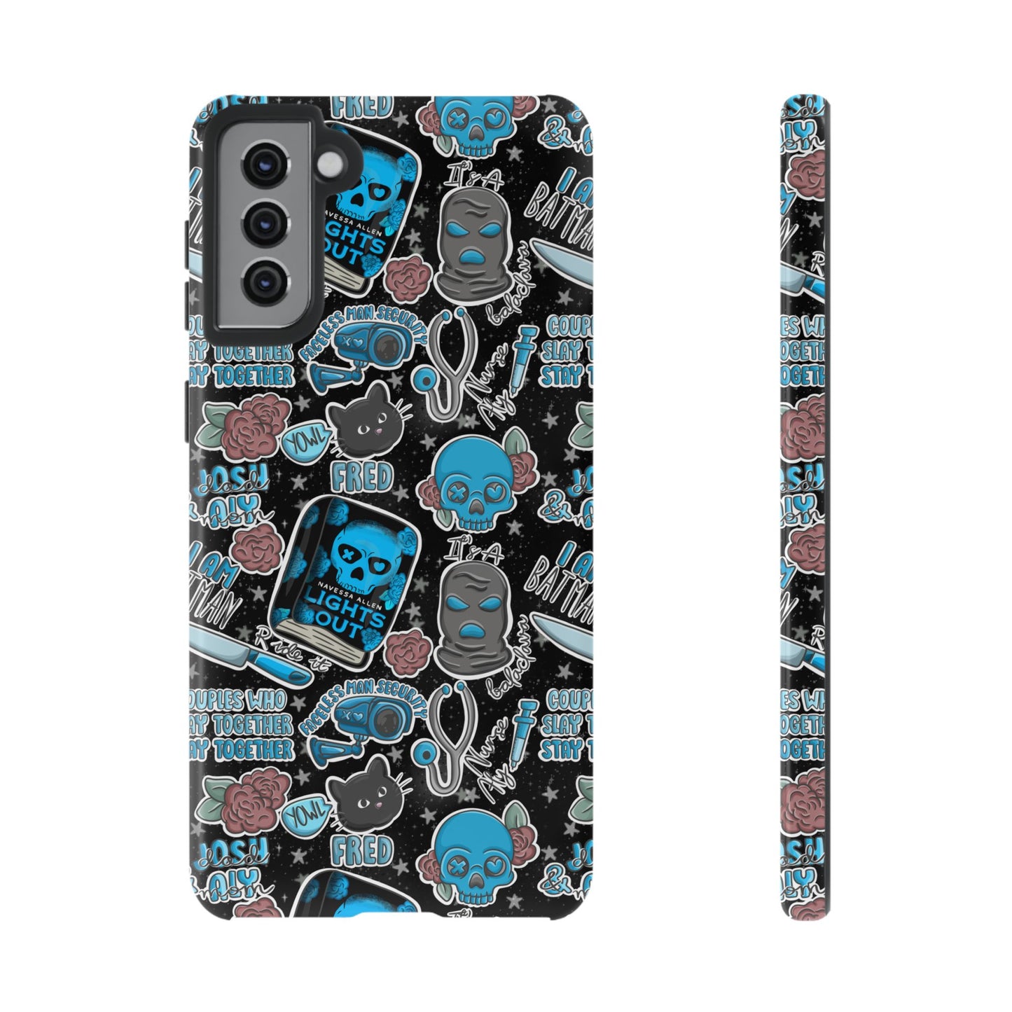 Lights Out Tough Phone Case | Shockproof | Samsung Case | Google Case | Bookish