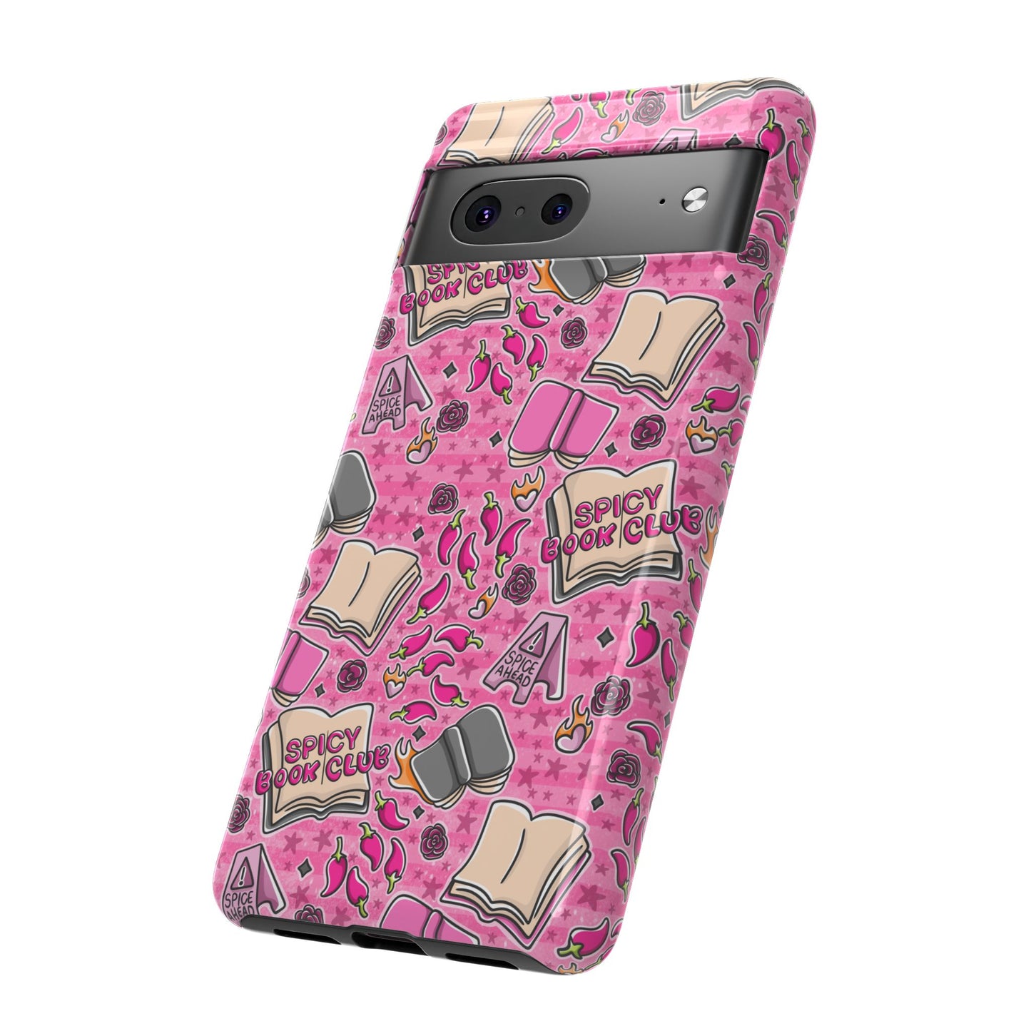 Spicy Book Club Tough Phone Case | Shockproof | Samsung Case | Google Case | Bookish
