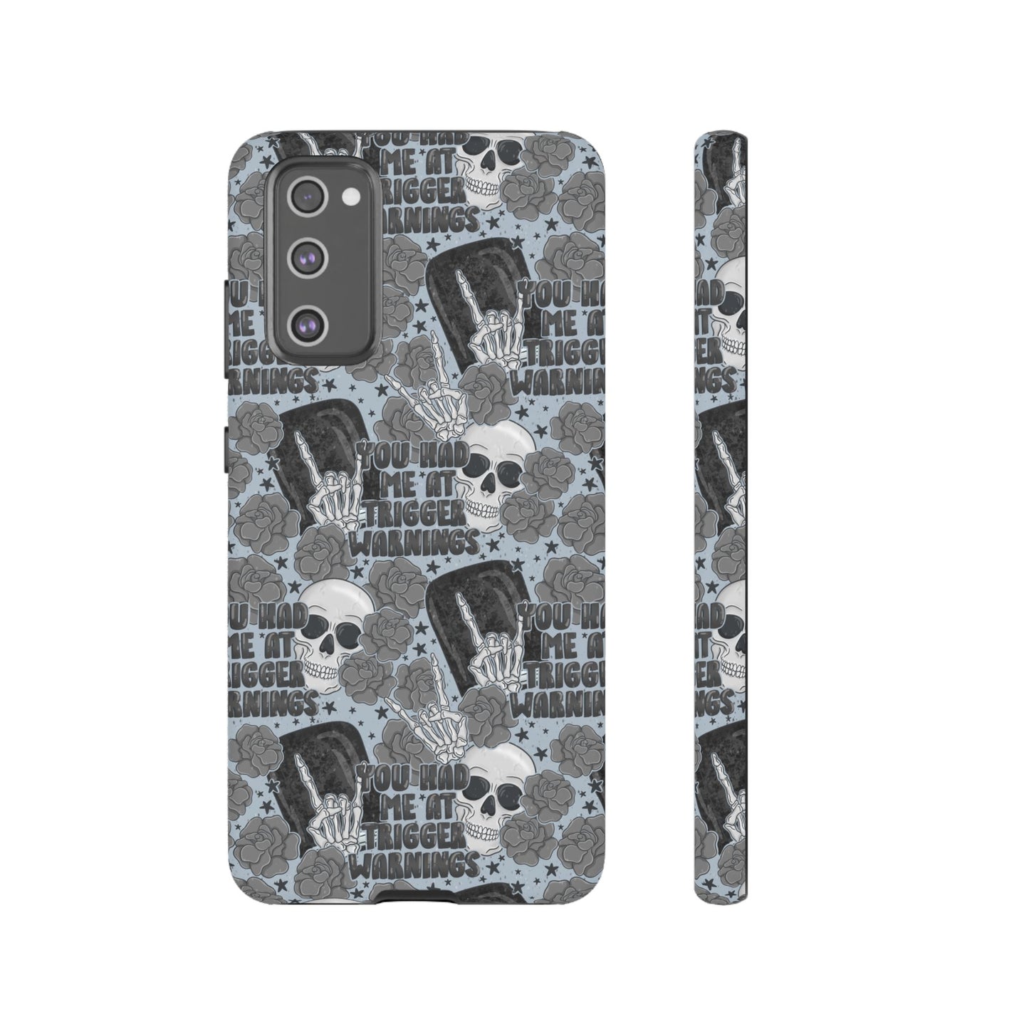 Trigger Warning Tough Phone Case | Shockproof | Samsung Case | Google Case | Bookish