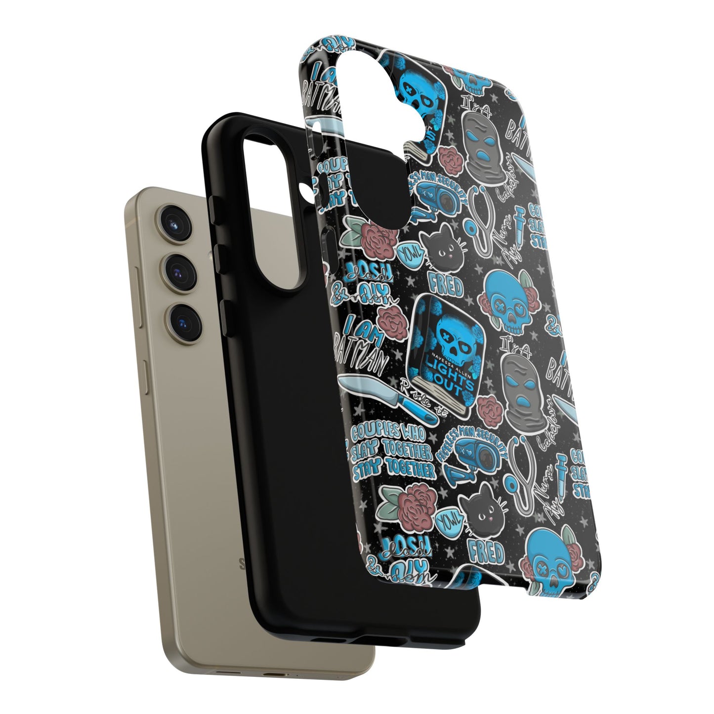 Lights Out Tough Phone Case | Shockproof | Samsung Case | Google Case | Bookish