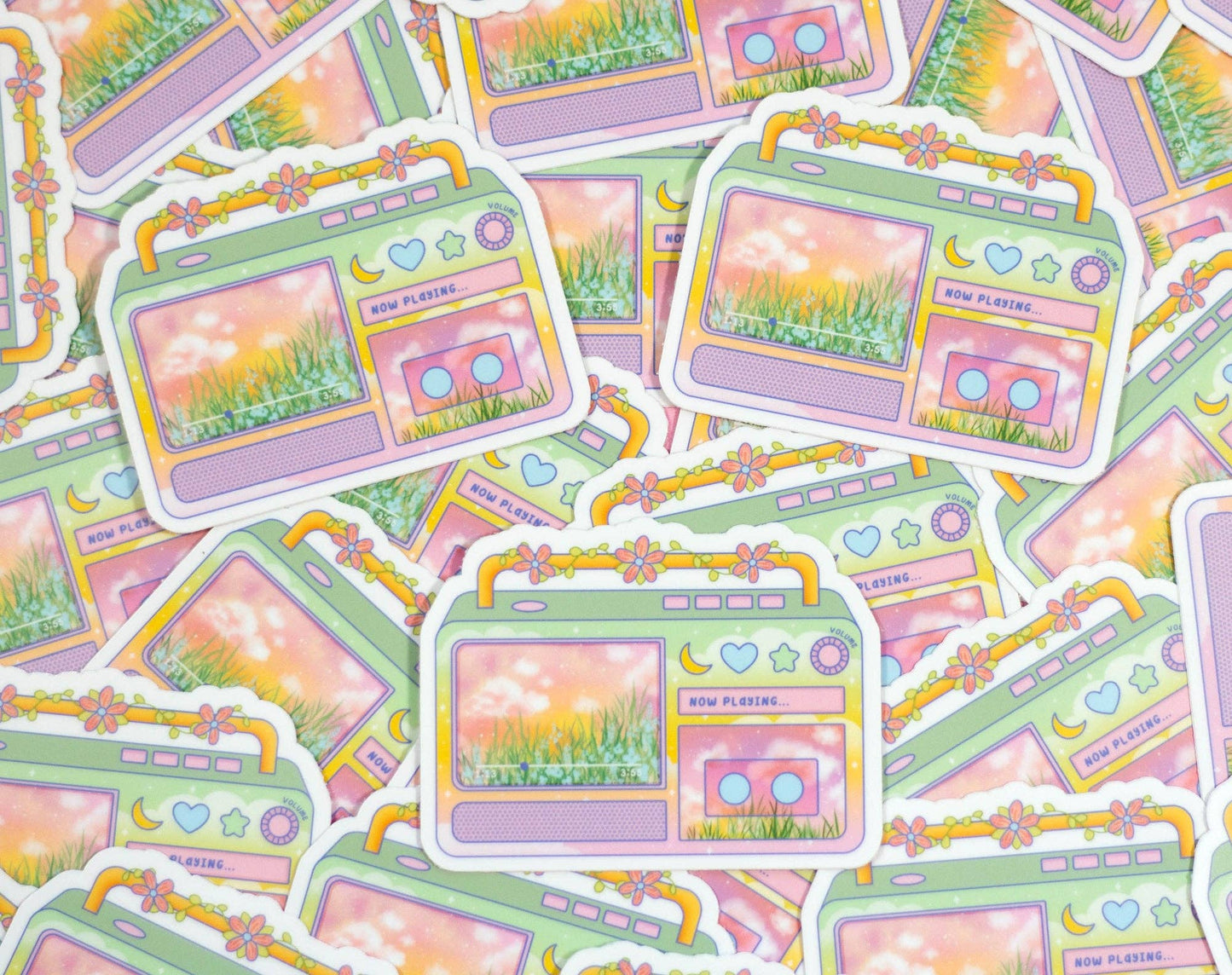 Boombox Sticker