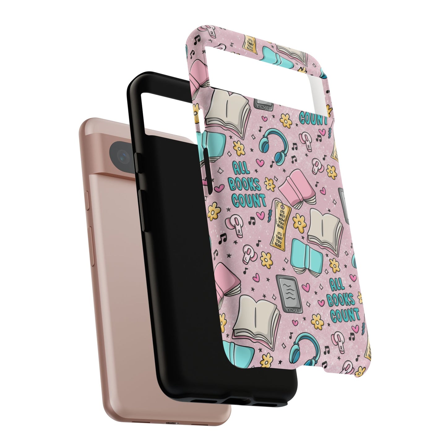 All Books Count Tough Phone Case | Shockproof | Samsung Case | Google Case | Bookish