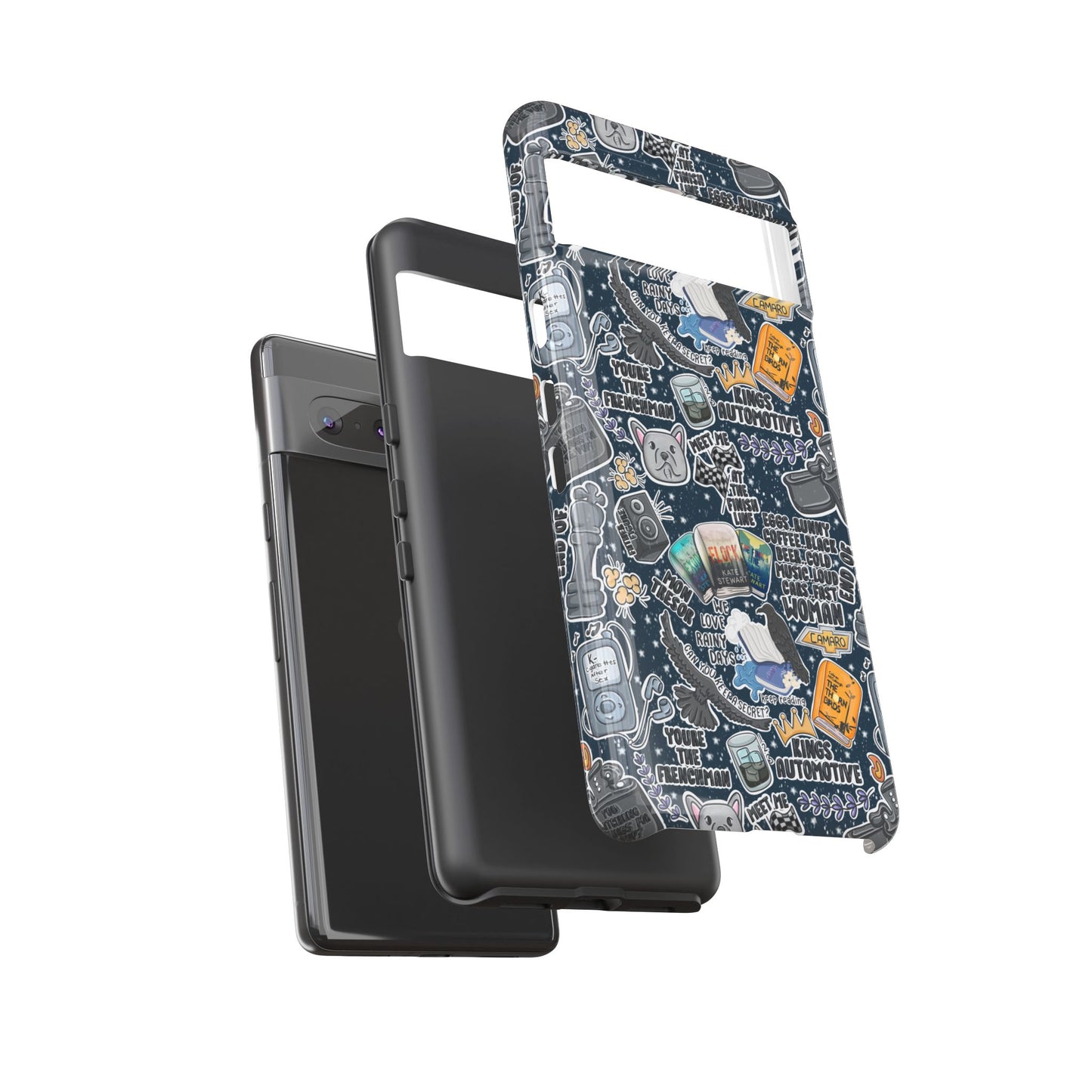 Triple Falls Tough Phone Case | Shockproof | Samsung Case | Google Case | Bookish